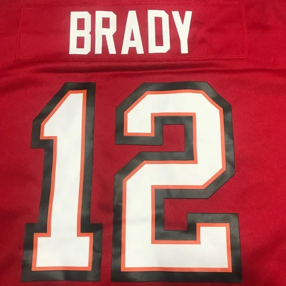 Men's Tampa Bay Buccaneers Tom Brady Nike Red Super BowlLV Bound Game Jersey